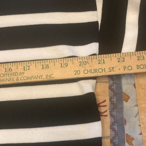 Cable and Gauge mock turtle neck sweater SP black white new - Picture 7 of 10